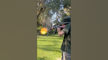 Shooting this AK47 rifle