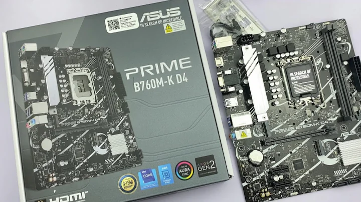 Asus Prime B760M K D4 Motherboard Unboxing LGA1700