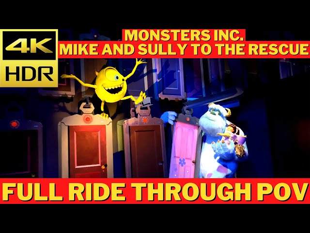 2021] Monsters Inc: Mike and Sully to the Rescue - 4K 60FPS POV