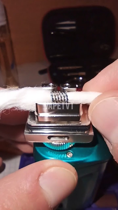 Cleaning RBA Manto Aio Ultra #rek #recommended #vape #asmr #cleaning