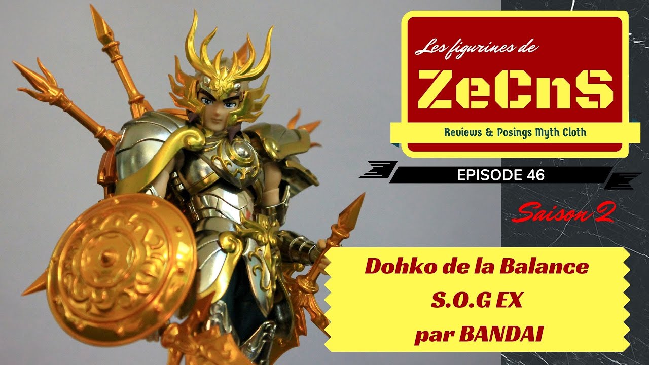 Saint Seiya - Myth Cloth Dohko de la Balance God Cloth - Bandai Tamashii