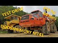 Test drive on a MASSIVE Doosan-Moxy MT41 truck with great sound