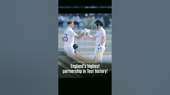England highest Partnership in test #cricket #yt#shorts#England#Root#Brook