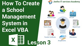 Details How To Create A School Management System in Microsoft Excel | Step-by-Step Tutorials Lesson 3 Update