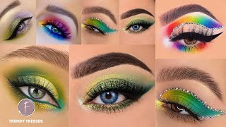 MINT GREEN & SOFT YELLOW EYESHADOW To TRY OUT #88 | TRENDY TRESSES screenshot 4