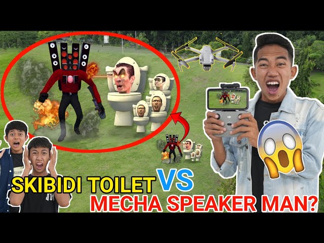 DRONE MENANGKAP NAMPAK SKIBIDI TOILET DOM DOM VS MECHA SPEAKERMAN? | KASIHAN SAPUTRA | Mikael TubeHD class=