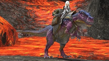 FFXIV: Eureka Dev Blog! Dinosaur Mount!