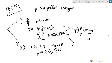 If p is a positive integer, what is the value of p