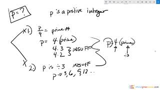 If P Is A Positive Integer What Is The Value Of P