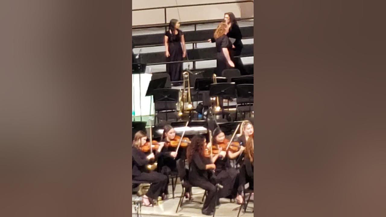 APU Christmas 2023 Orchestra Playing while Choir Exits YouTube