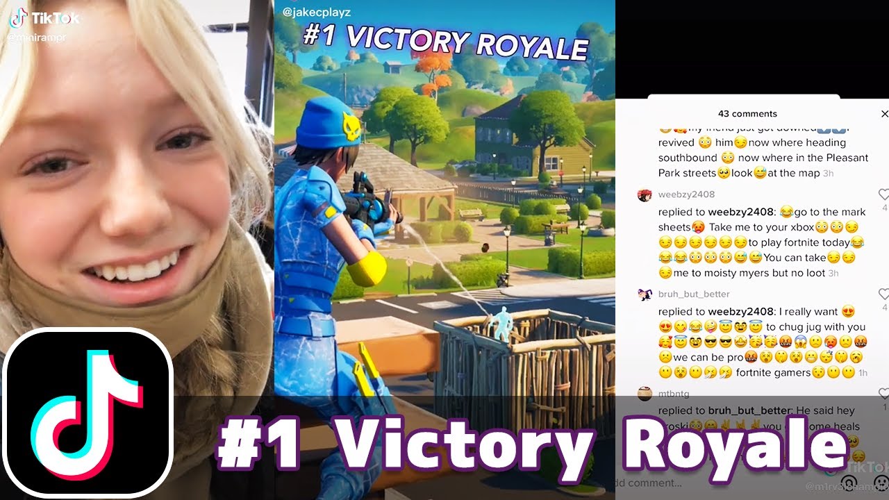 Number One Victory Royale, Yeah Fortnite We Bout To Get Down | TikTok Compilation
