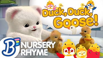 🦆 Duck, Duck, Goose! | Badanamu Nursery Rhymes, ABC Songs, Kids Songs, and Lullabies