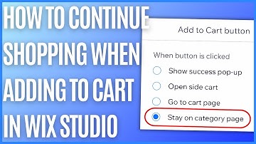 How to Continue Shopping When Adding to Cart in Wix Studio [Quick Guide]