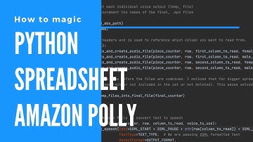 [🗣️EN] [TECHNICAL] Use Python and Amazon Polly to create Text-To-Speech audio | Your Friend Tank
