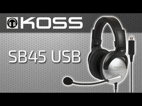 Наушники мониторные гарнитура Koss SB45 USB обзор