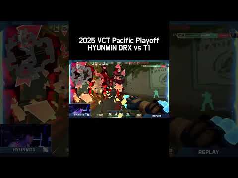 DRX HYUNMIN (vs T1) | 2025 VCT Pacific Playoff Highlight #valorant #drx #vct #vctpacific #hyunmin