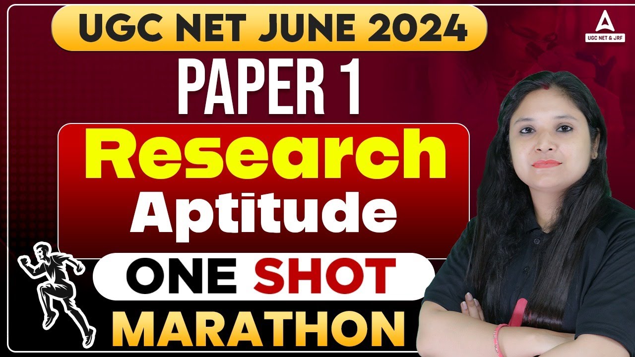 Research Aptitude UGC NET 2024 | UGC NET Paper 1 One Short Marathon By Prerna Ma'am