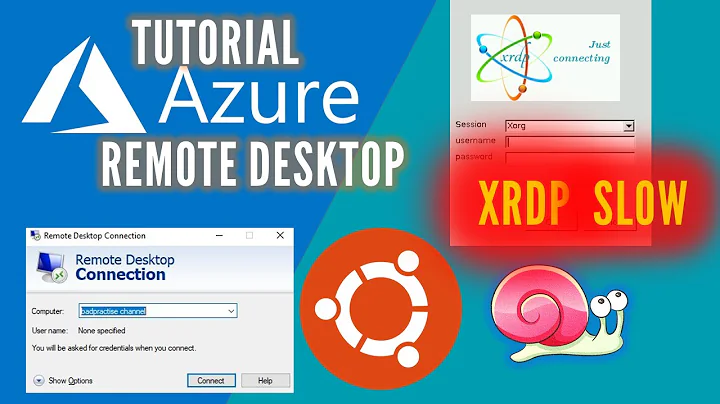 Remote Desktop Linux di Microsoft Azure XRDP SLOW ALIAS NGELAG PARAH!!!!