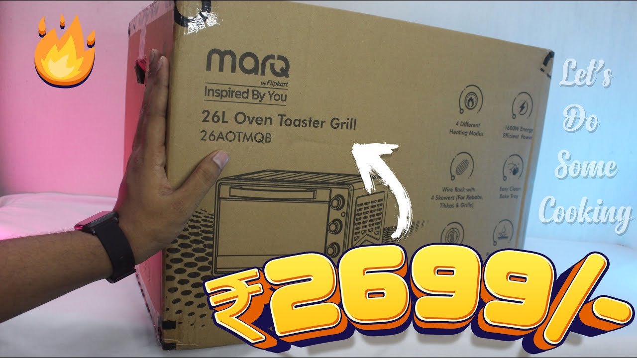 ₹2699 MarQ by Flipkart OTG 26 Liter Unboxing & Review Oven