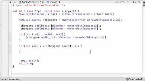 Objective C Programming Tutorial   58   Mutable Arrays   YouTube