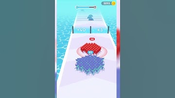 Count master Crowd Runners 3D - GAMEPLAY - ANDROID IOS GAMING. #Shorts