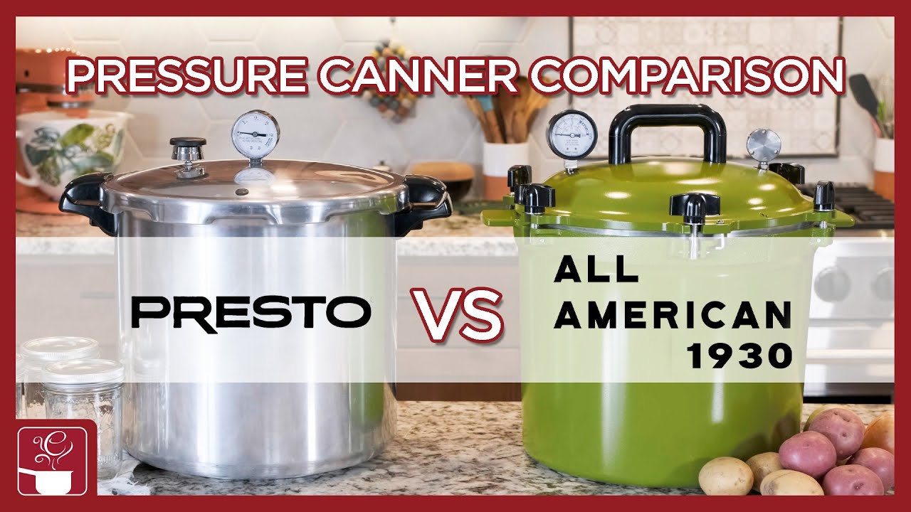 Pressure cookers versus pressure canners - Food Preservation