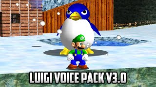 ⭐ Super Mario 64 PC Port - Mods - Luigi voice pack v3.0 - 4K 60FPS
