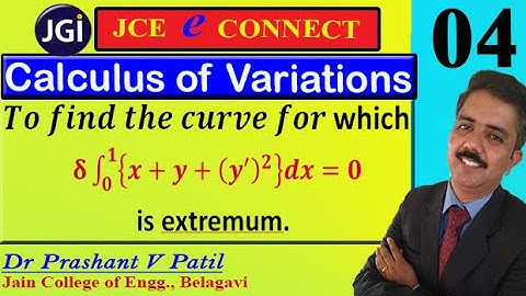 Best Example of Calculus of Variations || 𝛅∫{𝒙+𝒚+(𝒚′ )^𝟐 }𝒅𝒙=𝟎 || 18mat31 || Dr Prashant Patil