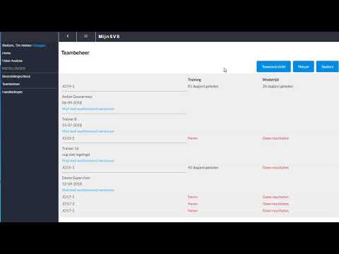 SpelerVolgSysteem Handleiding | ClubVersie | Trainers monitoren