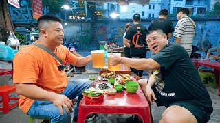 Enjoying various DOG MEAT dishes in Hanoi's Old Quarter  Street food cuisine of Vietnam | SAPA TV