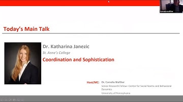 Coordination and Sophistication (Janezic)