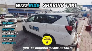 Wizzride Sharing Taxi From Bagdogra Airport To Gangtok, Darjeeling, Siliguri, Kalimpong Guwahati