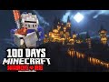 I survived 100 days in medieval civilization in minecraft hardcore