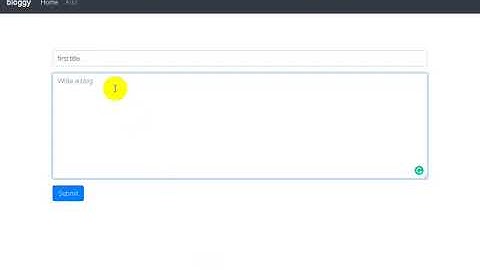 simple php blog post