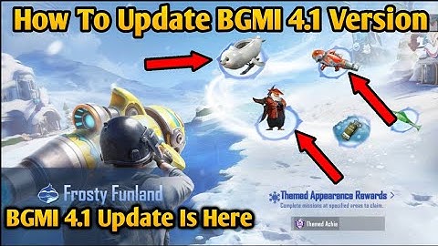 BGMI 4.1 Update Is Here | How To Update BGMI 4.1 Version