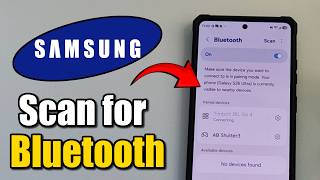 Fix Samsung Phone Not Detecting Bluetooth Devices (Easy Method) @YourSixStudios