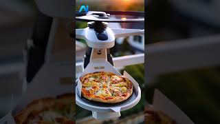 DRONE Delivers PIZZA Right to Your Balcony! | #AI #Robotics #YouTubeShorts