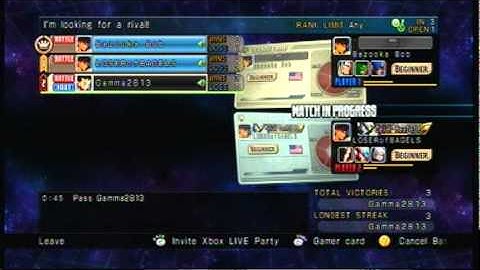 Marvel vs Capcom 3 Xbox Live Player Match 03-24-2011 Set 4