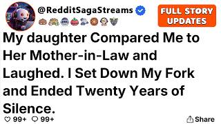 My daughter Compared Me to Her Mother-in-Law and Laughed. I Set Down My Fork and Ended.... Update