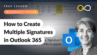 email signatures | free lesson | microsoft outlook 365