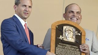 Ivan Rodriguez is inducted into the Hall of Fame