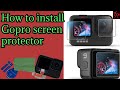 How to install gopro screen protector  tempered glass  tech travel records