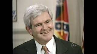 Nightline clip, January 1995 (Newt Gingrich and Cokie Roberts)