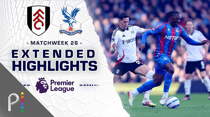 Fulham v. Crystal Palace | PREMIER LEAGUE HIGHLIGHTS | 2/22/2025 | NBC Sports