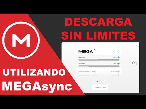 DESCARGAR SIN LIMITE DE MEGA, UTILIZANDO MEGASYNC AGOSTO 2018