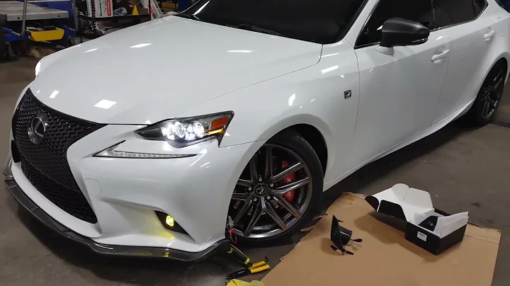2014-2016 Lexus IS250 IS350 LED Fog Light Kit Easy Install Video JDM Yellow 2500K from IJDMTOY