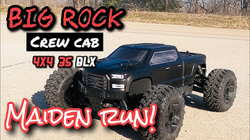 Arrma Big Rock Crew Cab 4x4 3s blx | First Run | Initial Thoughts