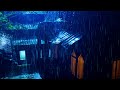 Heavy Rain on Tin Roof 🌧️ Frog & Cricket Sounds for Deep Sleep, Relaxation & Insomnia Relief