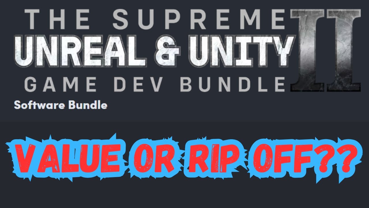 The Supreme Unreal & Unity Game Dev Bundle 2 Unreal Engine Humble ...
