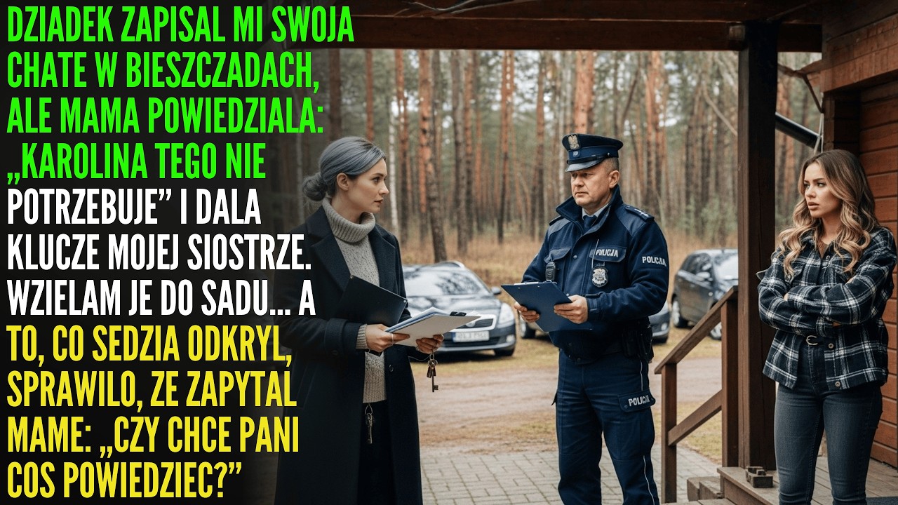 Dziadek zapisał mi chatę, mama oddała ją siostrze – Sąd ujawnił prawdę